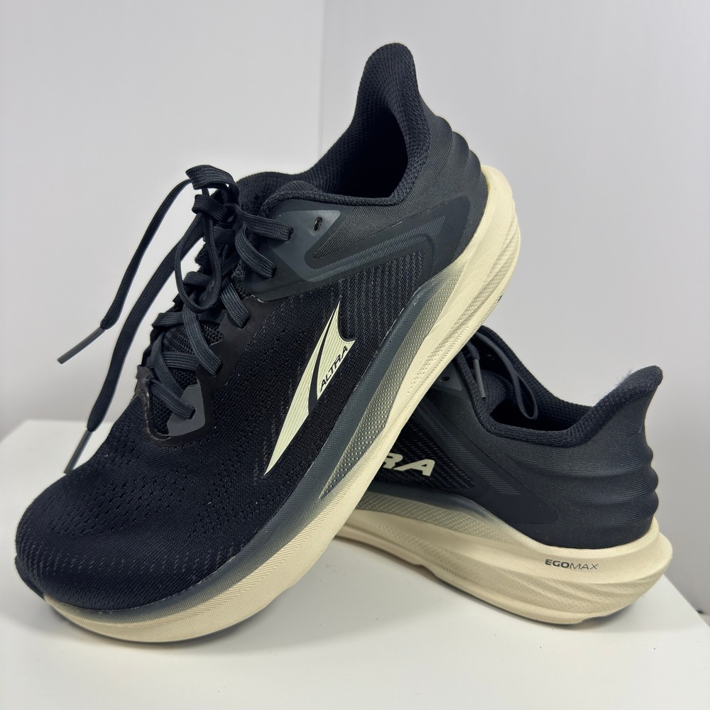 Altra Torin 8 Road Running Shoes Women Size 9 Black White Zero Drop Cushioned